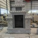 朝阳 芝麻灰高档墓碑、土墓，一套也支持定做