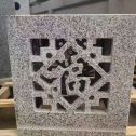 朝阳 芝麻白花岗岩镂空雕花灯笼