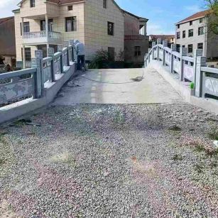 朝阳 芝麻灰花岗岩桥栏杆