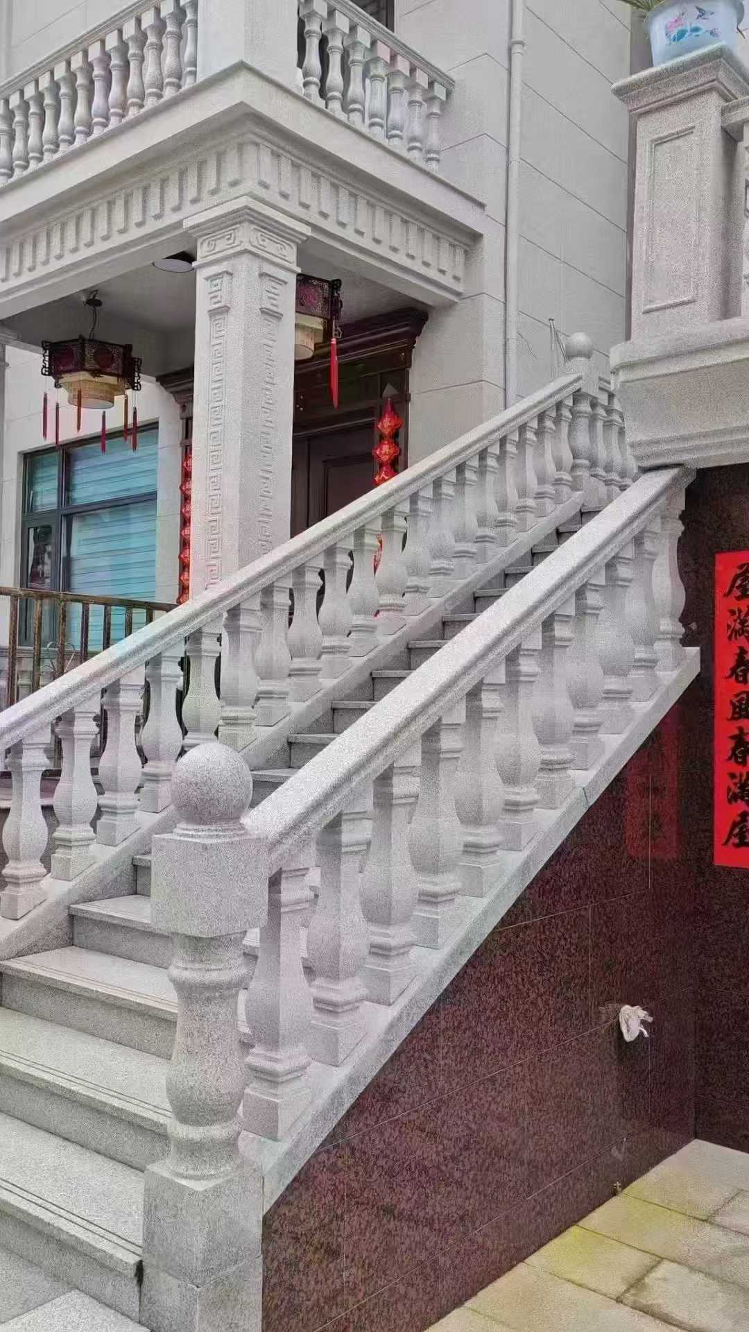 朝阳 天然石材 阳台庭院护栏、栏杆