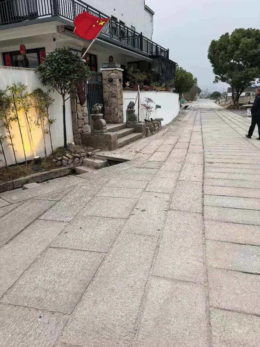 朝阳仿古石铺装效果