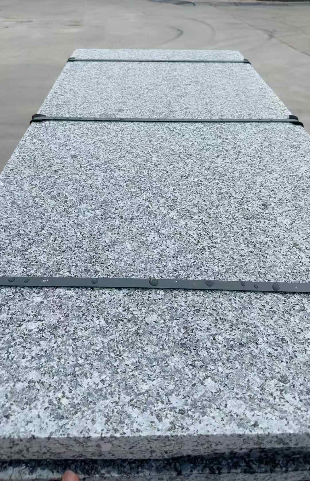 朝阳 芝麻黑火烧面毛板，条板，半成品