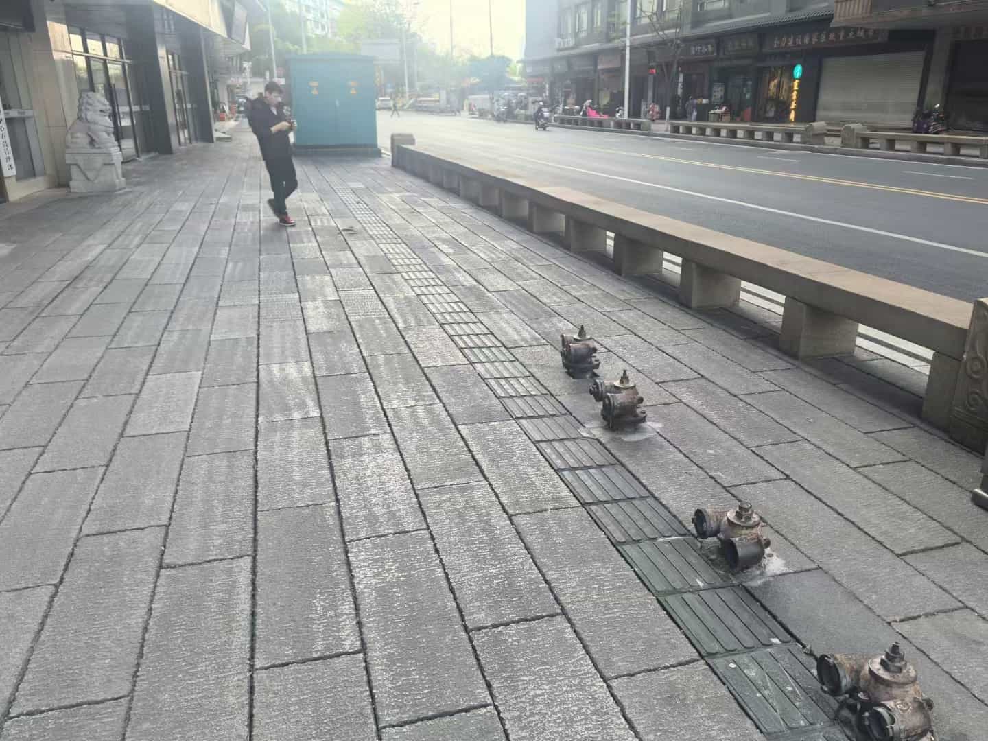 朝阳仿古石铺装效果