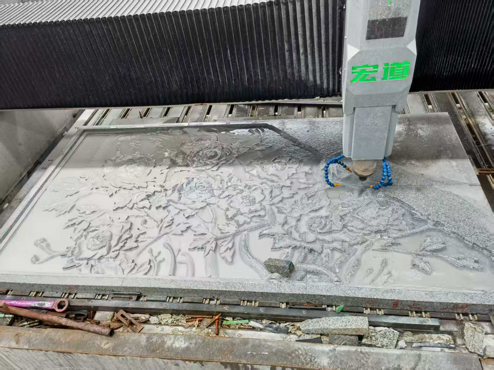 朝阳 别墅墙面石材雕刻